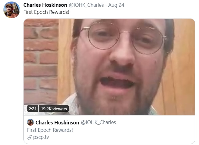 توییت چارلز هاسکینسون