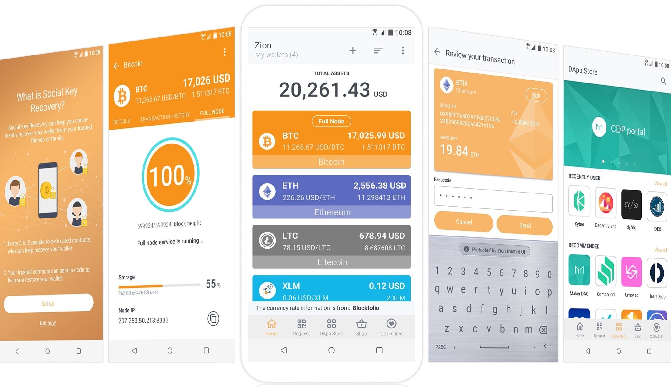 کیفپول رمزارزی زایون اگزودوس Zion