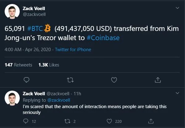 توئیت Zack Voell