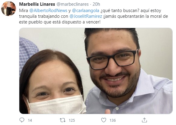 توئیت ماربلیس لینراس