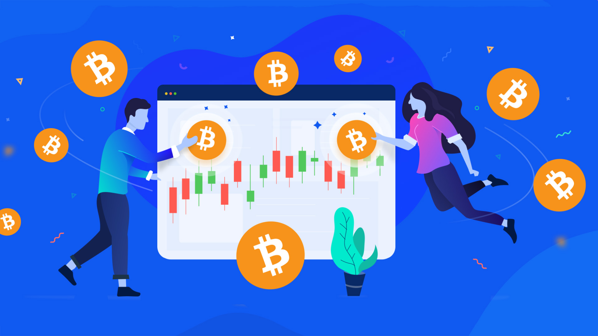 مبادله‌گر تمام وقت بیت‌کوین Bitcoin Trader