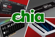 چیا Chia استخراج رمزارز حافظه‌ی ذخیره‌سازی SSD